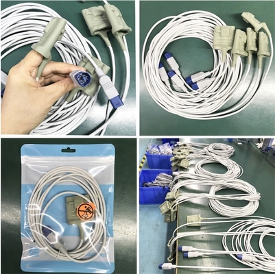 Adult Finger Clip SpO2 Sensor Philips MP40 VM8 8 Pin Surgical Supplies