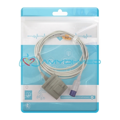 Adult Finger Clip SpO2 Sensor Philips MP40 VM8 8 Pin Surgical Supplies