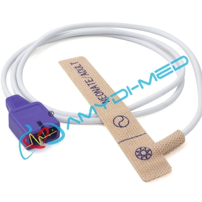 ISO 13485 Certified Medic Consum Compatible for Nellcor Max DS-100a Spo2 Sensor Disposable Non-Woven Adult Neonatal Spo2 Probe