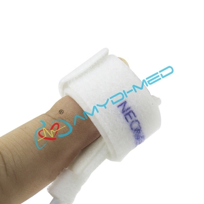 Amydi-med Compatible for NIHON KOHDEN DB9-9P SpO2 Probe 0.9m White Cable Adult Neonatal Sponge Sp02 Sensor Long-lasting