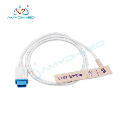 TPU Tube Materials Disposable Spo2 Sensor Datex Ohmeda TS-AF-25 TS-AF-10 Disposable Oximeter Sensor