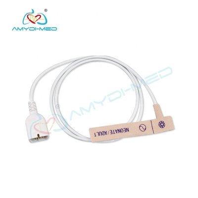 TPU Tube Materials Disposable Spo2 Sensor Datex Ohmeda TS-AF-25 TS-AF-10 Disposable Oximeter Sensor