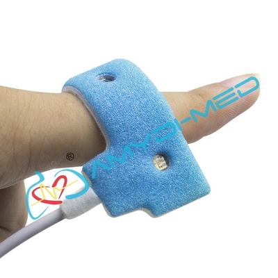 PVC Jacket Disposable SpO2 Sensor Nihon Kohden Adhesive Tape Disposable Oximeter Sensor