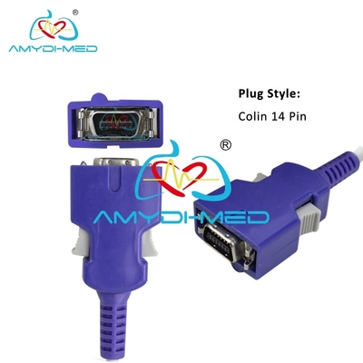 Hospital Reusable SpO2 Sensor OEM 14Pin Finger Clip Sensor For Nellcor N560 N550 N595 Dinamap PRO Colin