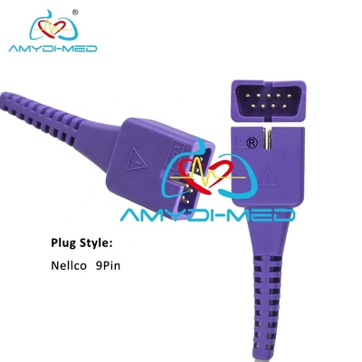 Nellcor Max Oximeters Reusable SpO2 Sensor 9 Pin Finger Spo2 Sensor