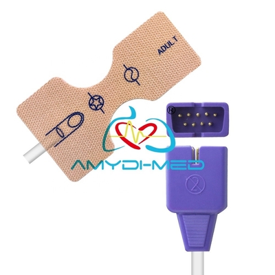 PVC Coated Disposable Pulse Oximeter Probe Convenient With Nellcor OxiMax