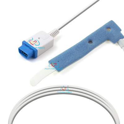 PVC Non Woven Neonatal Adult Spo2 Sensor 1 Meter For GE Trusignal Sp02 Monitor