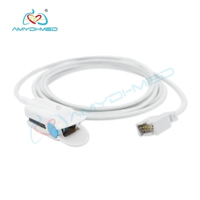 OEM DB9 7 Pin Reusable Spo2 Sensor Masimo Oximax Redical Ear Probe Pulse Oximeter