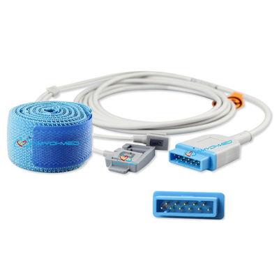 Amydi-med GE Heart Rate Sensor Reusable SpO2 Pulse Oximeter USB SpO2 Sensor Cable