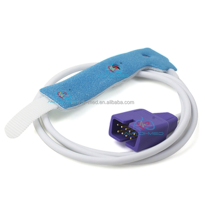 Nellcor DB9 9 Pin Disposable Pediatric Spo2 Sensor Soft Tip Single Use