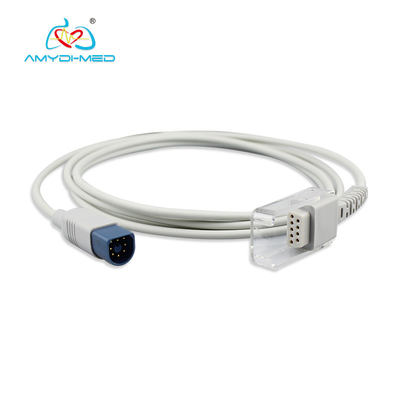 8 Pin Nellcor Spo2 Extension Cable Medical Spo2 Sensor Cable With Philips HP