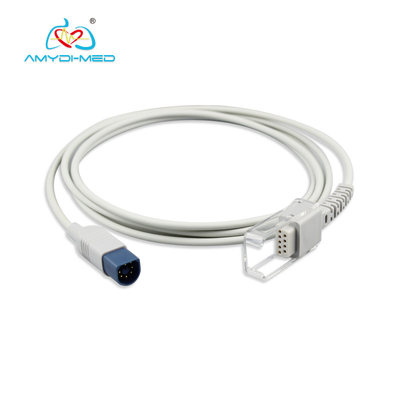 8 Pin Nellcor Spo2 Extension Cable Medical Spo2 Sensor Cable With Philips HP