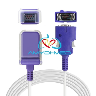 Medical Consumables SpO2 Adapter Cable Colin 14P 2.4m Pulse Oximeter Connector