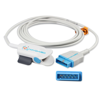 Reusable GE SpO2 Adapter Extension Cable for 11Pin Fingertip Pulse Oximeter