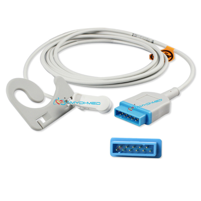 Reusable GE SpO2 Adapter Extension Cable for 11Pin Fingertip Pulse Oximeter