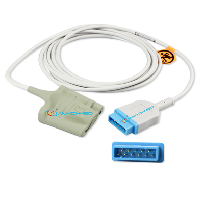 Reusable GE SpO2 Adapter Extension Cable for 11Pin Fingertip Pulse Oximeter
