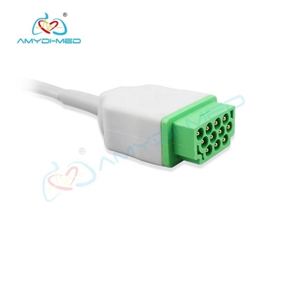 Medical Accessories 3 Lead ECG Cable With Leadwire For Patient Monitors