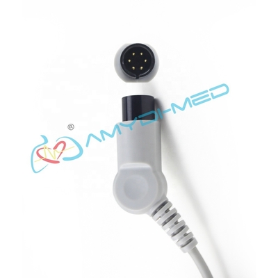 2.4 Meter Ecg Cable 3 Lead Eco Friendly High Precision For Mindray