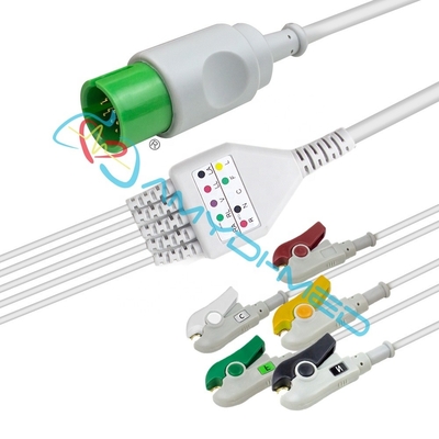 Medical Spacelabs Ecg Cable Round 17P 5 Clip For Hospital Healthcare