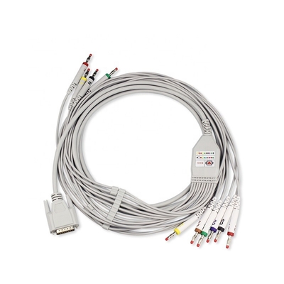Medical Consumables Ekg Cable Customized 10 Lead Bionet ECG Cable