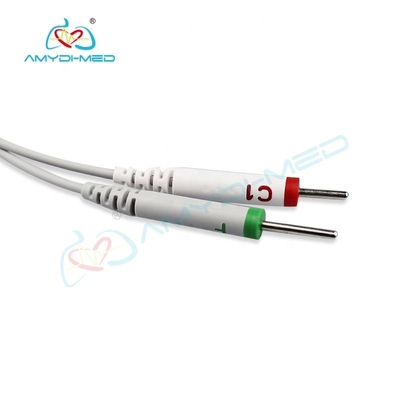 2.8M Ekg Ecg Cable GE Hellige Micro Smart MAC 500/1100 MAC 1200/1200 ST 10 Lead