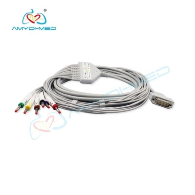 2.8M Ekg Ecg Cable GE Hellige Micro Smart MAC 500/1100 MAC 1200/1200 ST 10 Lead