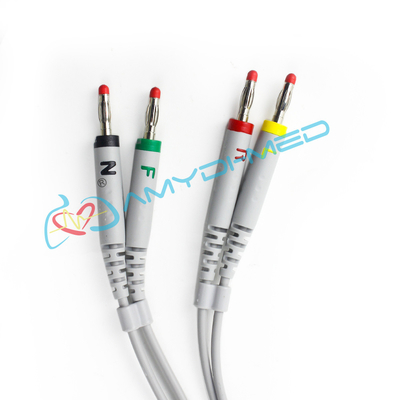 Medical Device Suppliers Ekg Cable Grey Banana 4.0 15Pin 10 Leads Ekg Cord