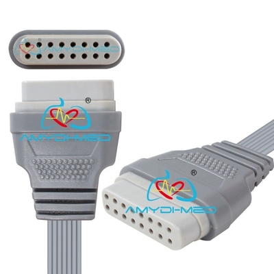 7 Leads Snap 16 Pin Edan ECG Cable SE-2003/SE2012 Holter Ecg Cable