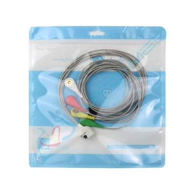 Mortara H5 ECG Holter Cable Compatible Aha 5 Lead 10 Pin Holter Lead Wires