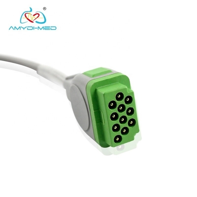 11P 5 Leads ECG Cable With Leadwire GE-MARQUETTE Solar 8000 Dash1 000 TPU