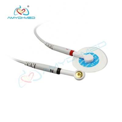 White Foam Nonwoven ECG Electrode Pads Disposable ECG Electrode For Pediatric And Infant
