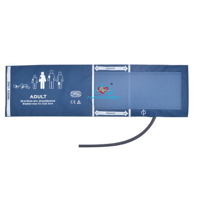 Reusable Adult Blood Pressure Cuffs NIBP 35CM Lightweight With Double Hose