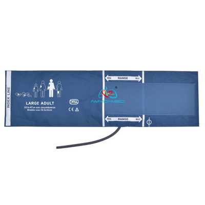 Customized Reusable Adult Nibp Cuff 11cm Medical Neonate Blood Pressure Cuff