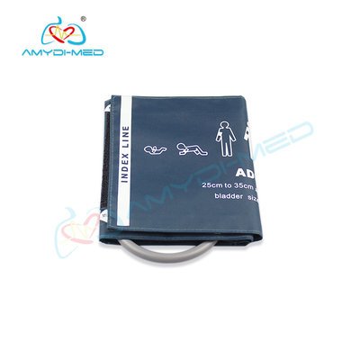 Nylon PU Adult NIBP Cuff 35cm Arm Circumference Single Tube Adult Blood Pressure Cuff