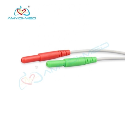 MEIGAOYI Compatible Ecg Cable Din Type 1.35-1.6Mm 7 Lead Snap Holter Recorder Ecg Lead Wires