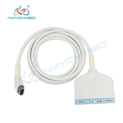 5 Leads Grey ECG Trunk Cable Surgical Supplies For Drager And Siemens