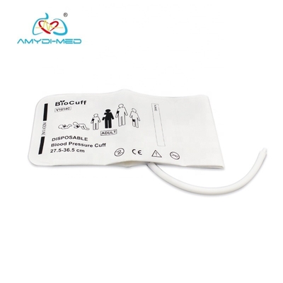Adult Disposable NIBP Cuff Single Tube 36.5cm Non Woven Adult Nibp Cuff