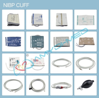 Adult Disposable NIBP Cuff Single Tube 36.5cm Non Woven Adult Nibp Cuff