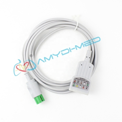 Spacelabs 90496 ECG Trunk Cable Round 17 Pin 5 Lead Ekg Trunk Cable Ultraviolet Light