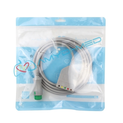 Nihon Kohden Ecg Cable 10 Lead Leadwires Connector For Life Scope Mindray T5