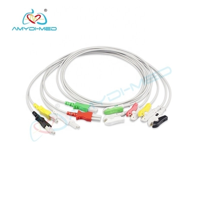 Surgical Supplies Disposable ECG Cable 5 Lead Ecg Cable for Spacelabs Patient Monitor