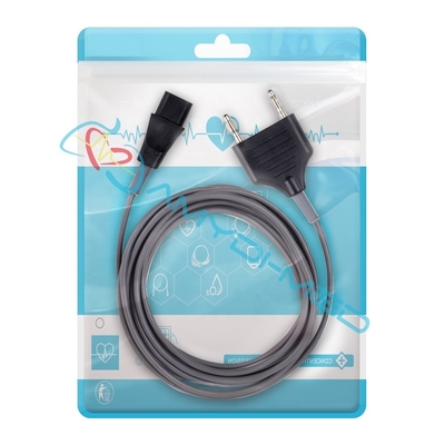Electric Electrosurgical Cables Silicon Monopolar Cautery Cable For ESU Compatible With Valleylab