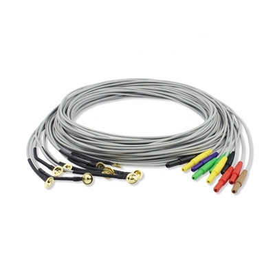 Medical Materials Reusable Eeg Electrodes 12 Leads Eeg Ear Clip Electrodes