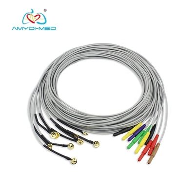 Medical Materials Reusable Eeg Electrodes 12 Leads Eeg Ear Clip Electrodes