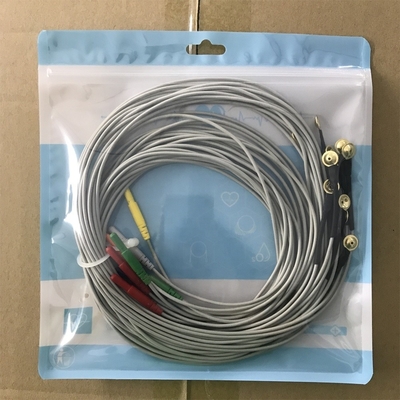 Medical Materials Reusable Eeg Electrodes 12 Leads Eeg Ear Clip Electrodes
