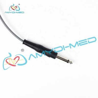 CE Certified Reusable ESU Cable Medical Grade Silicon Neutral Plate Adapter Φ6.3 Female Plug