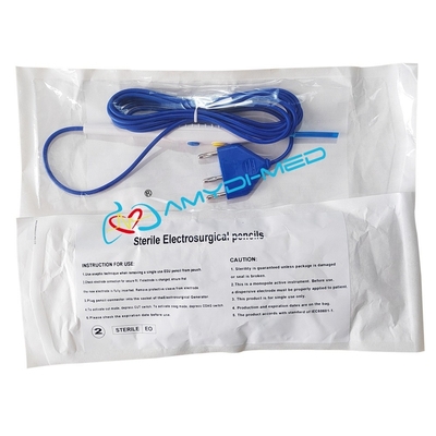 Hospital Medical Disposable Esu Pencil 2 Buttons Disposable Diathermy Pencil With Blade