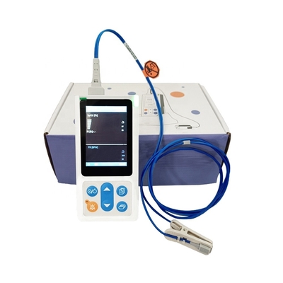 Handheld Blood Oxygen Animal Pulse Oximeter With High Precision Clip And 3.5 Inch LCD Display