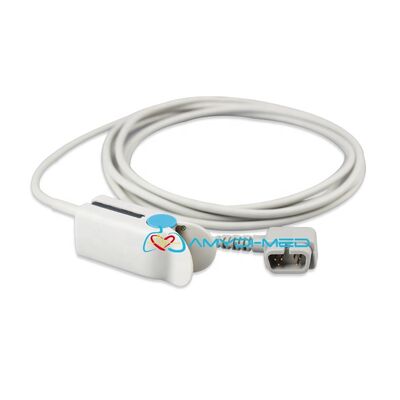 Reusable SpO2 Sensor with TPU Jacket and 3 Meters Length CE/ISO13485 Certified SpO2 Extension Cable