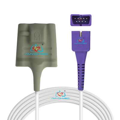 Latex-free Reusable SpO2 Sensor with 3M Cable Length and CE RoHS Certification for Pulse Oximeters
